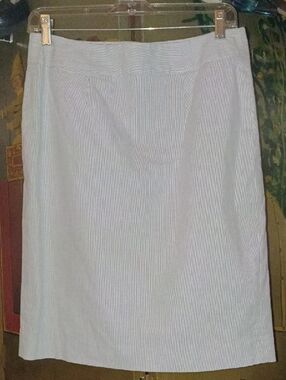 Calvin Klein Gray And White  Skirt